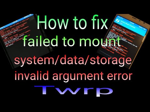 Langkah mudah atasi masalah Failed To Mount System (Invalid Argument) pada Blackview Omega Pro via TWRP