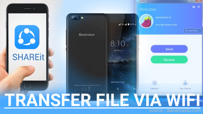 Mudahnya Transfer File via Wifi di Blackview A7 Menggunakan ShareIt Terbaru