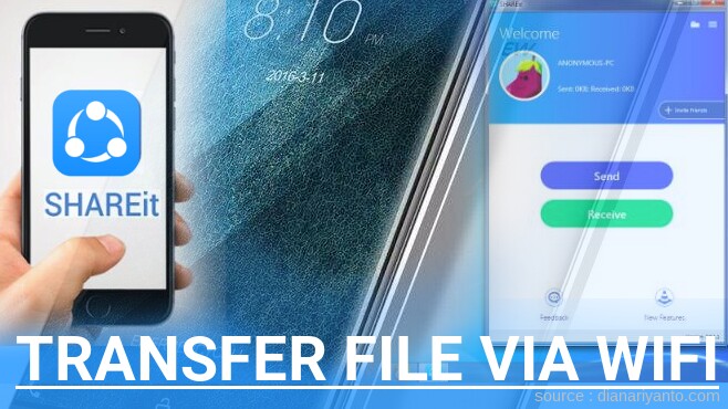Cara Transfer File via Wifi di Blackview A8 Menggunakan ShareIt Versi Baru
