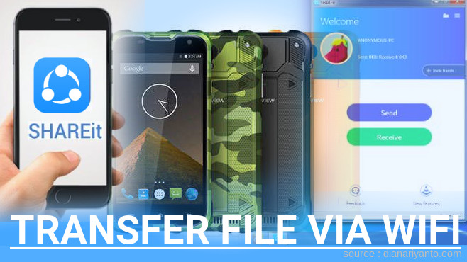 Mengenal Transfer File via Wifi di Blackview BV5000 Menggunakan ShareIt Versi Baru