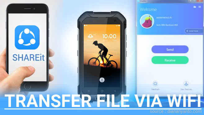 Tutorial Transfer File via Wifi di Blackview BV6000s Menggunakan ShareIt Versi Baru