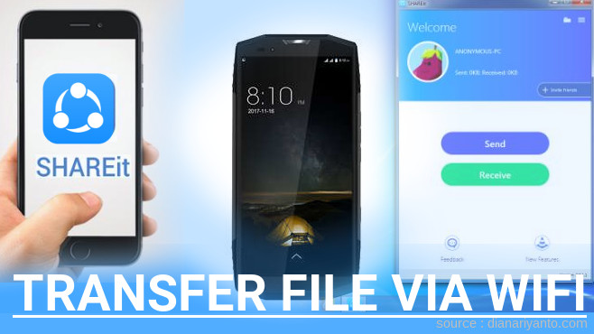 Tutorial Transfer File via Wifi di Blackview BV9000 Menggunakan ShareIt Terbaru