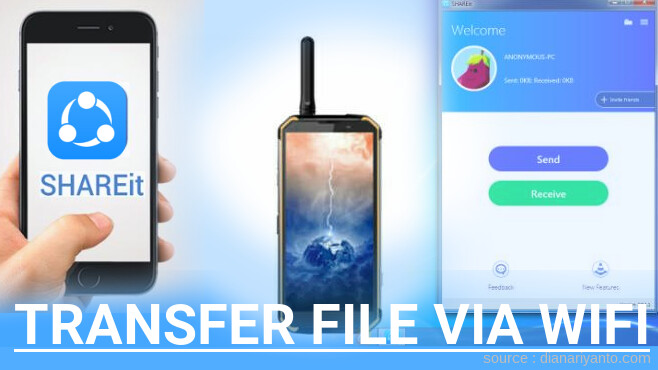 Tips Transfer File via Wifi di Blackview BV9500 Pro Menggunakan ShareIt Terbaru