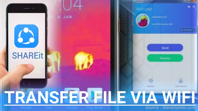 Mengenal Transfer File via Wifi di Blackview BV9800 Pro Menggunakan ShareIt Terbaru