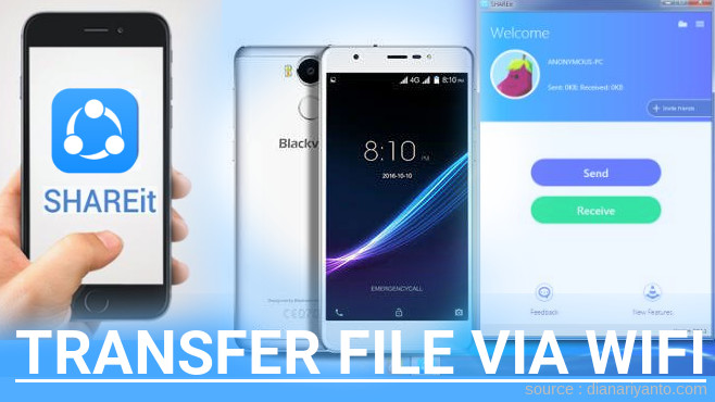 Mudahnya Transfer File via Wifi di Blackview R6 Menggunakan ShareIt Terbaru